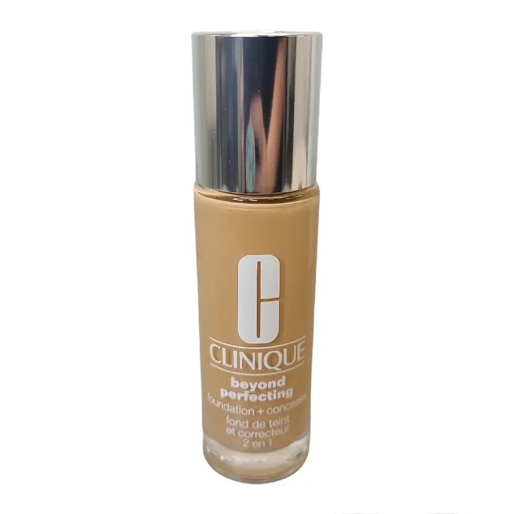 NIB Clinique Beyond Perfecting Foundation + Concealer  10 Honey Wheat (MF-G)